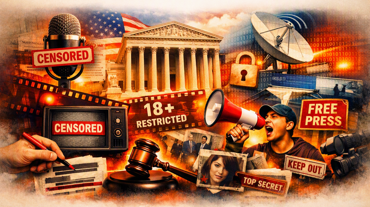 Freedom of Speech and the Press Com-104A